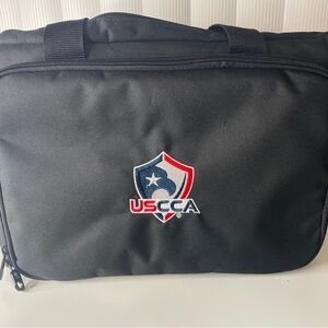 USCCA Range Bag Tactical Duffel Bag Black Shoulder Strap Carrying Case 15x10xx10